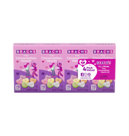 Ferrara Brach's Sweet Bright Conversation Hearts "To/From" Boxes 4pk