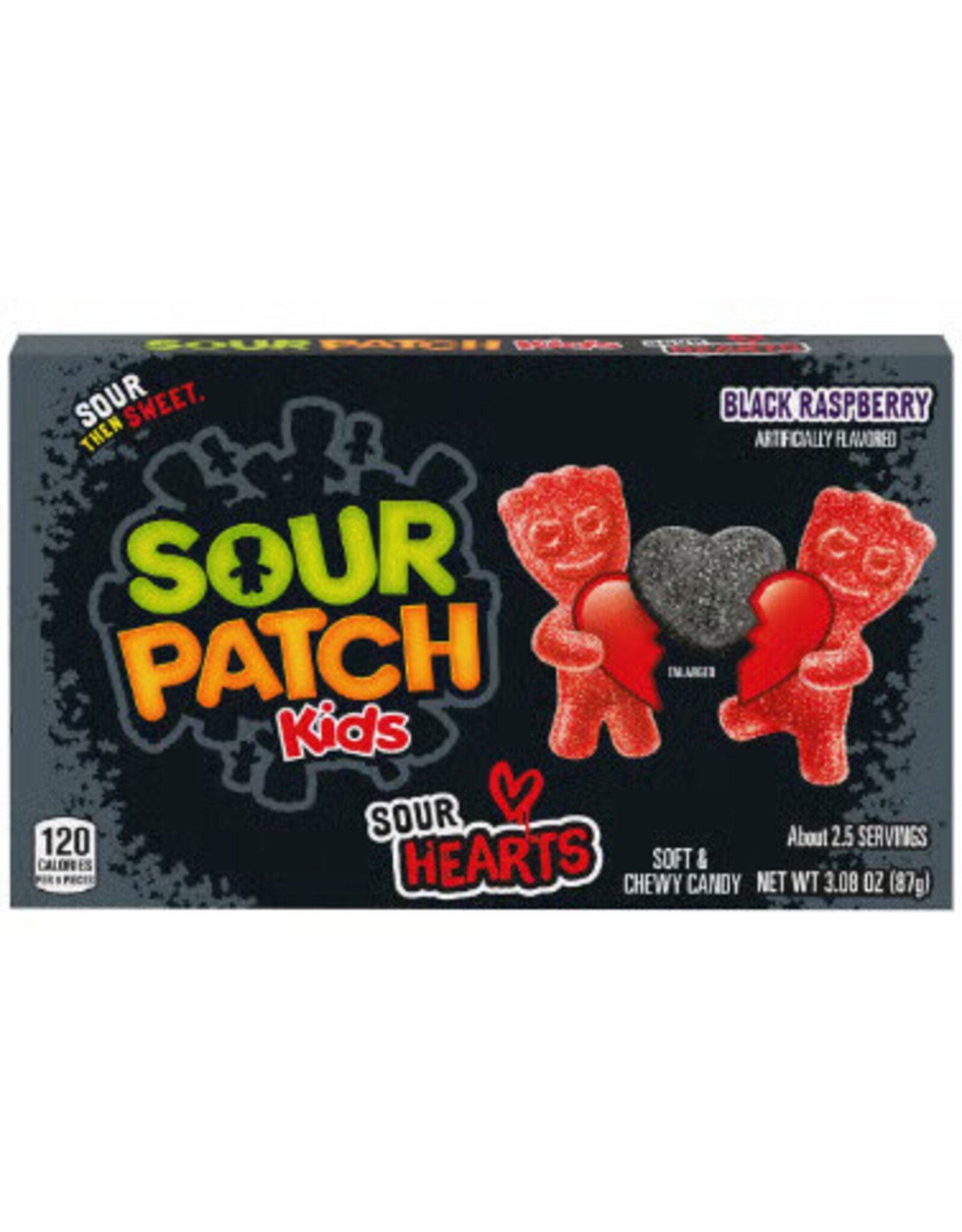 Sour Patch Kids Sour Patch Kids Valentine Sour Hearts Black Raspberry Theater Box