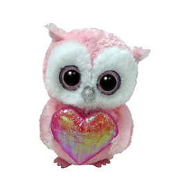 Ty Whisper - Owl with Heart Reg