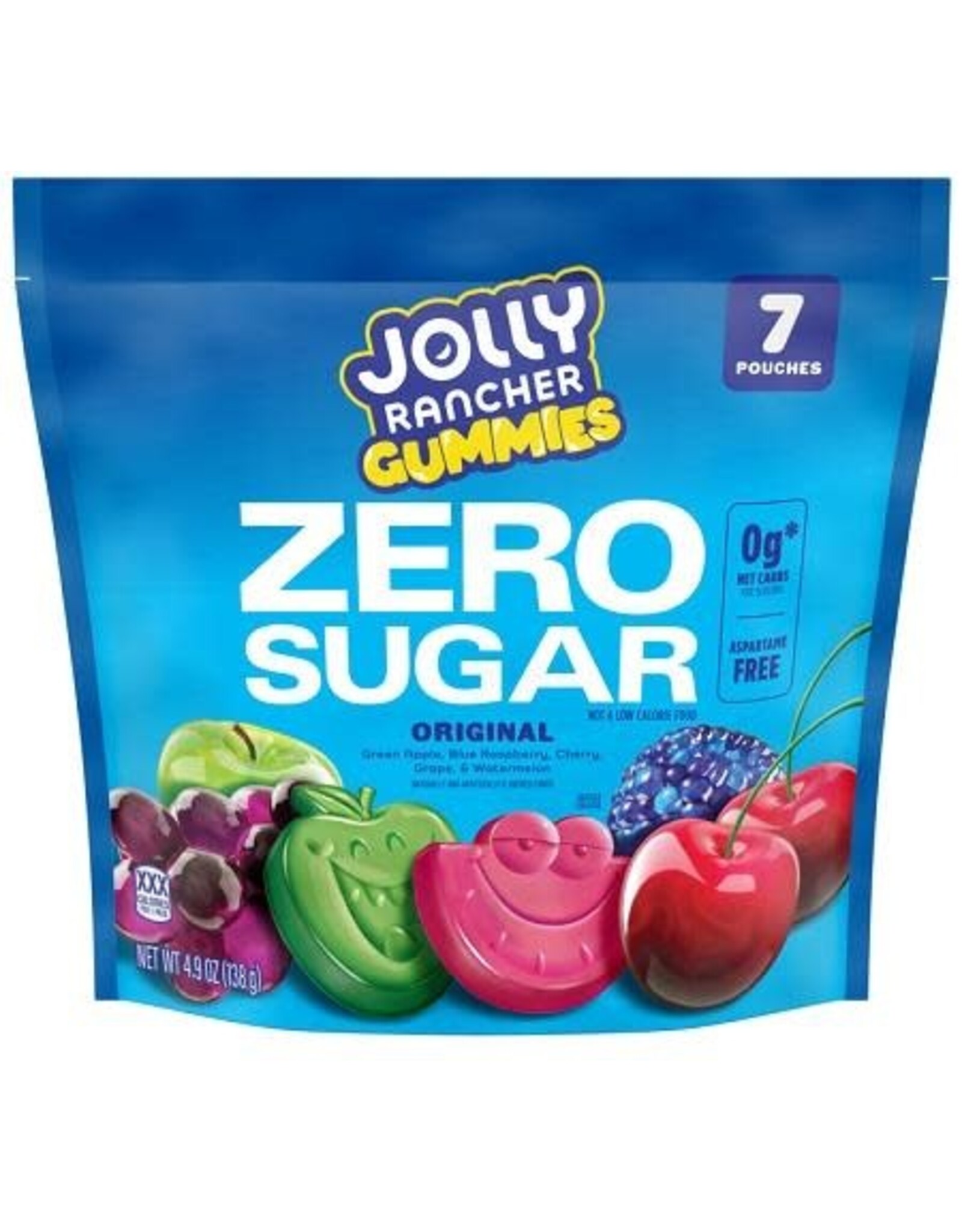 Jolly Rancher Gummi Zero Sugar Bag 4.9oz