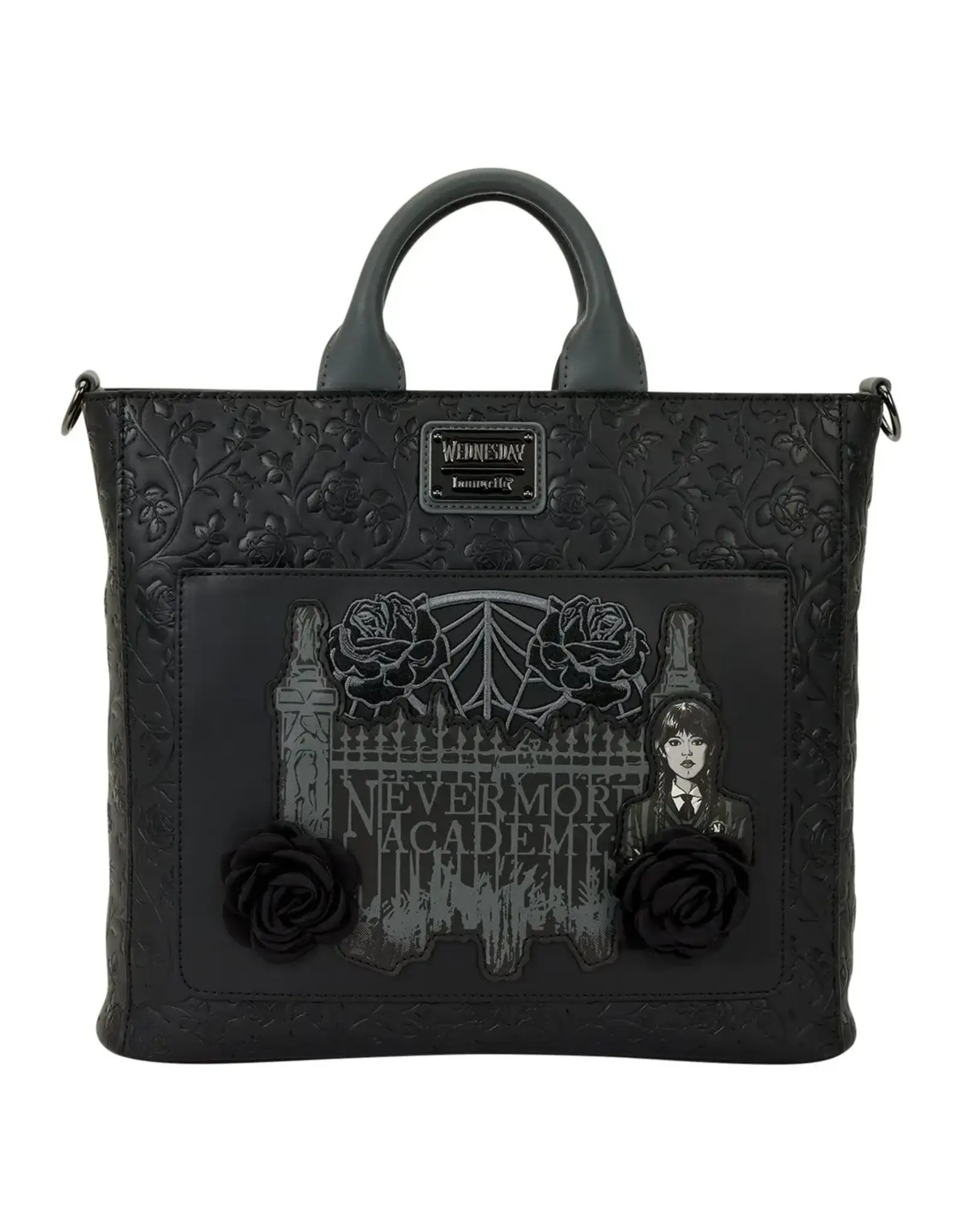 Loungefly Wednesday Netflix Tote Bag