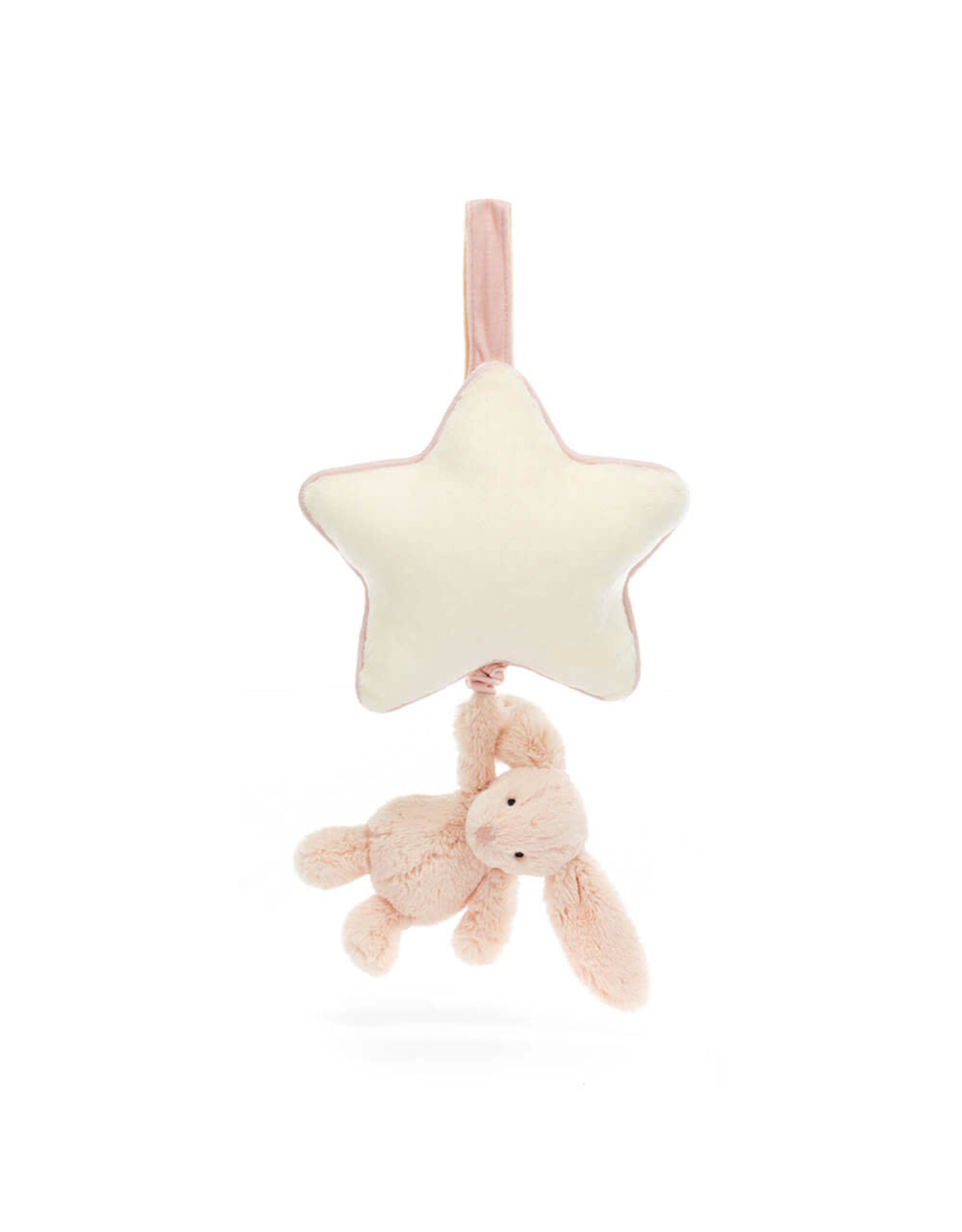 Jellycat Jellycat Bashful Blush Bunny Musical Pull