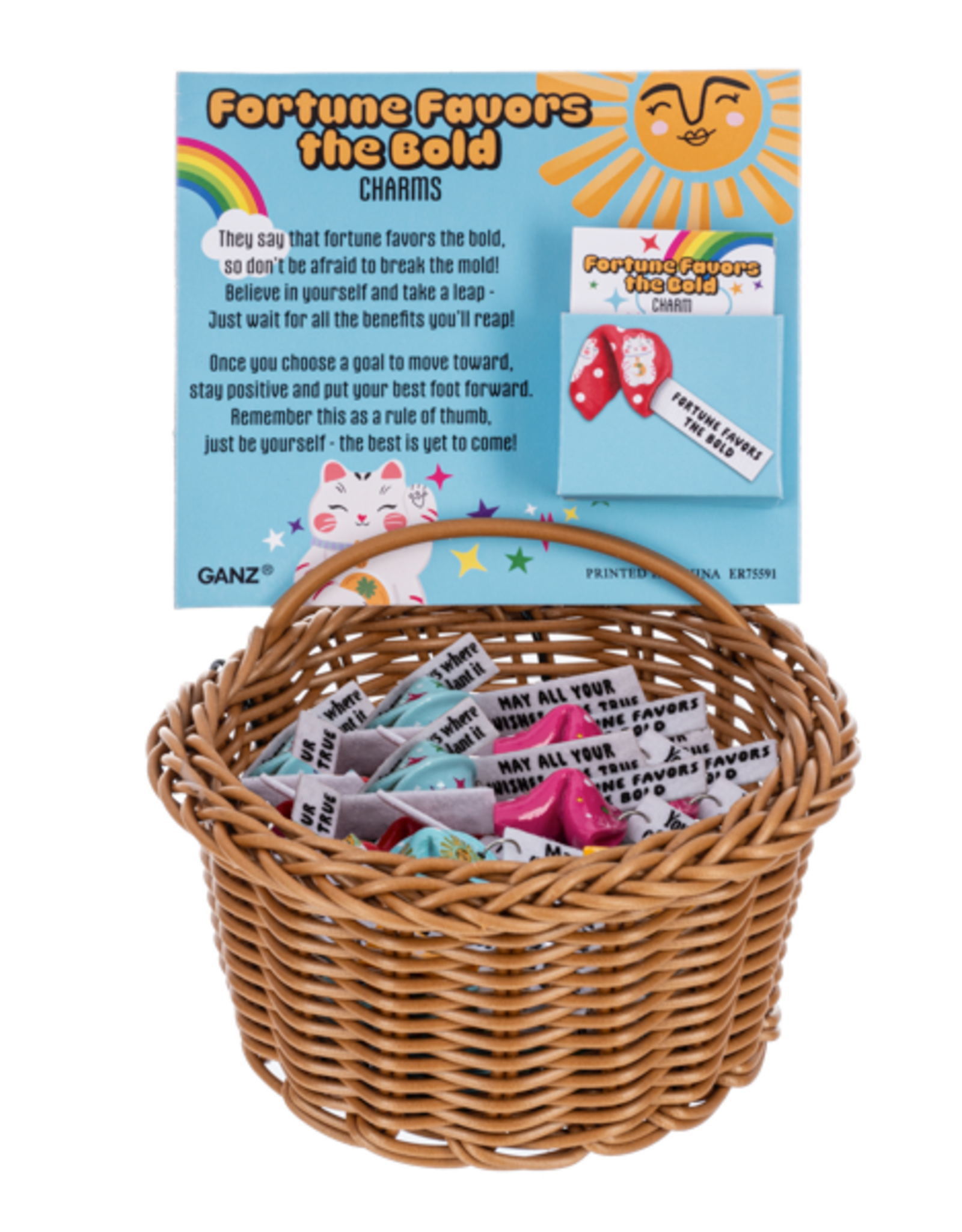 Ganz Fortune Favors The Bold Charm