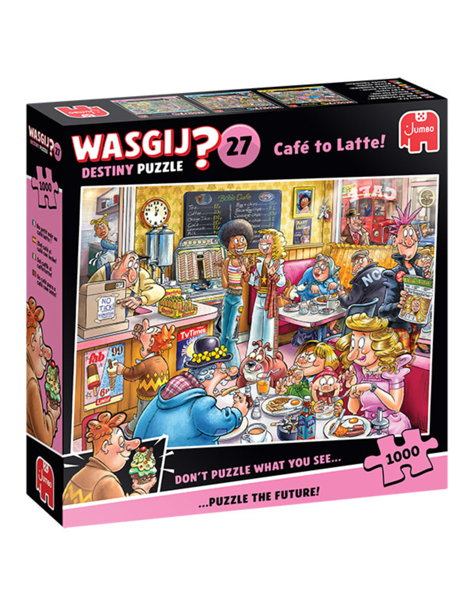 Jumbo Wasgij Destiny #27 - Cafe to Latte! 1000pc