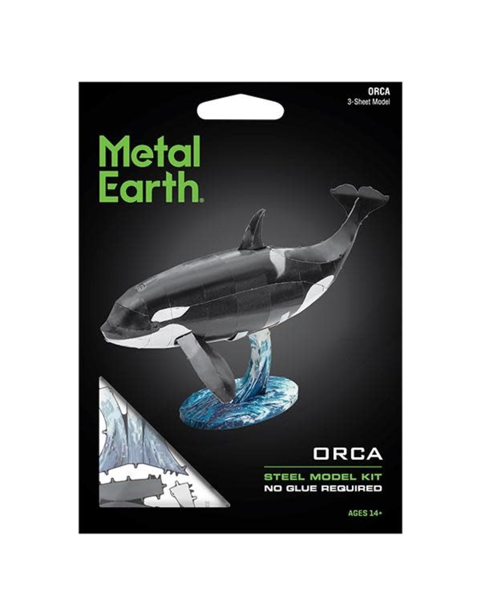Metal Earth Orca (Killer Whale)