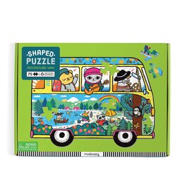 Mudpuppy Adventure Van 75 Piece Shaped Scene Puzzle