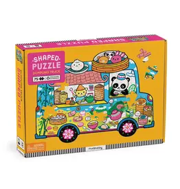 Mudpuppy Dumpling Truck 75 Piece Shaped Scene Puzzle