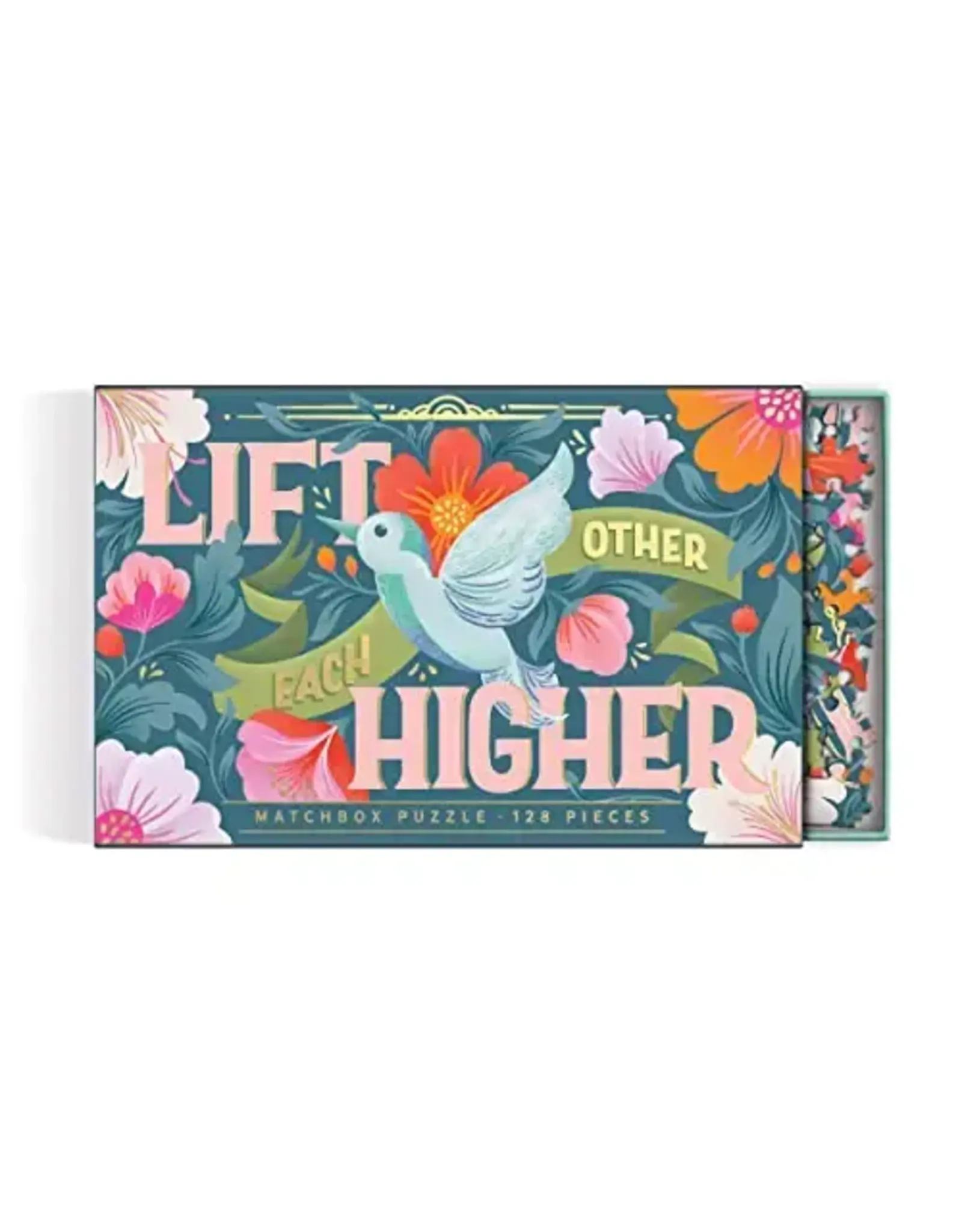 Mudpuppy Lift Each Other Higher 128 Piece Matchbox Puzzle