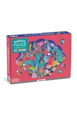 Mudpuppy Mermaid Cove 75 Piece Shaped Scene Puzzle