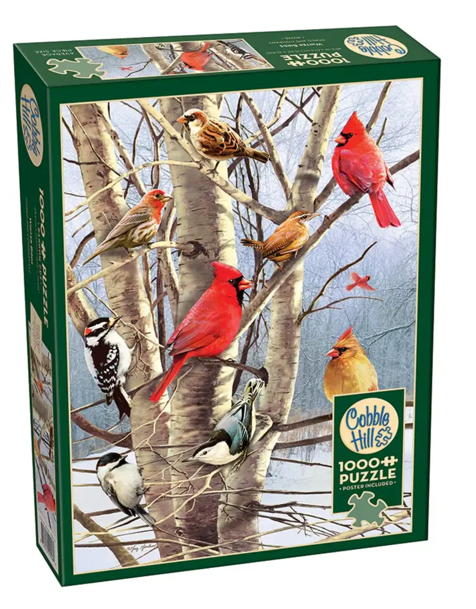 Cobble Hill Winter Birds 1000pc