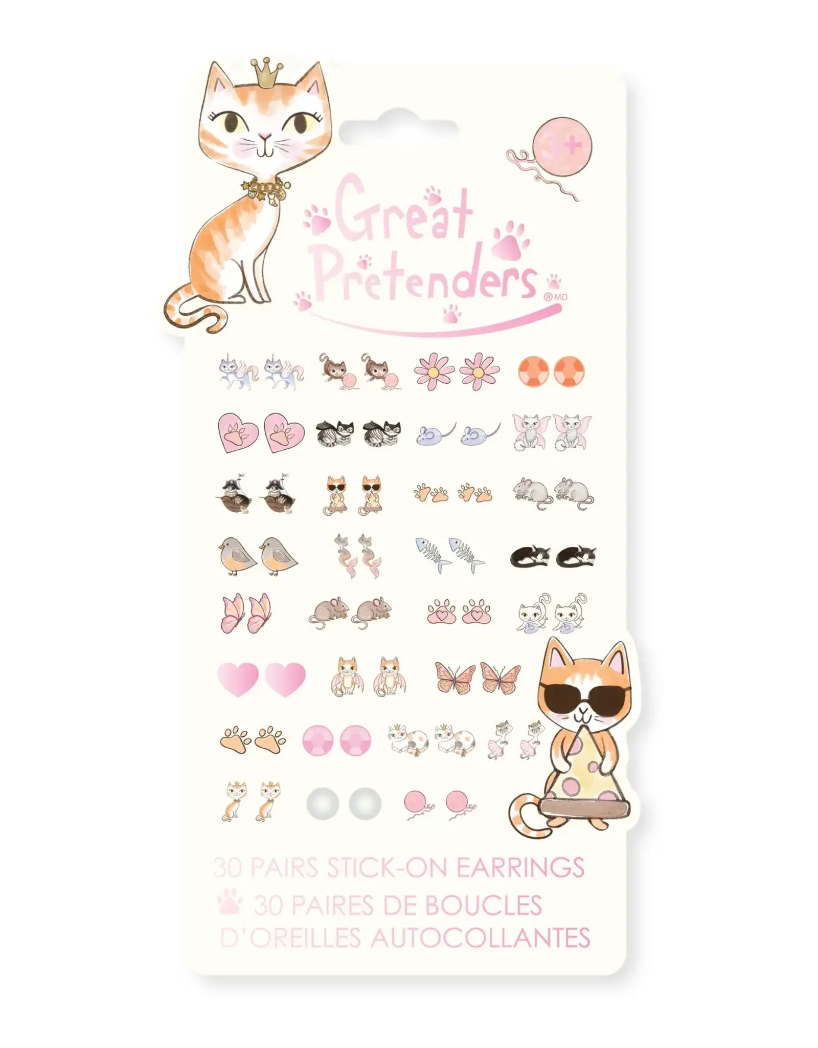 Great Pretenders Paw-Some Stick-on Earrings