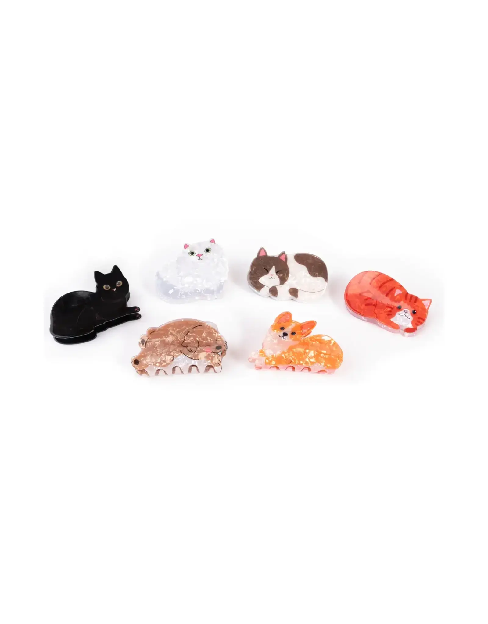 Great Pretenders Raining Cats and Dogs Claw Clip Assorted