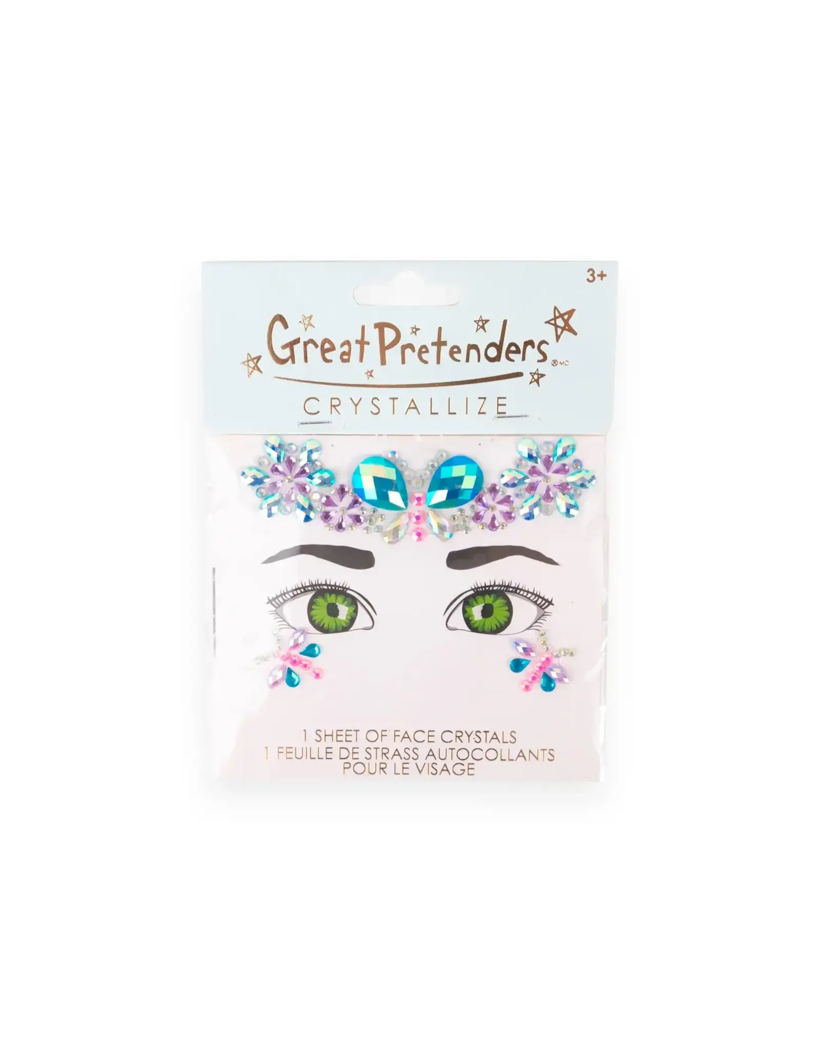 Great Pretenders Face Crystals - Butterfly Garden