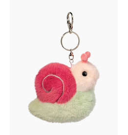Douglas Snail Plush Toy Bag Charm
