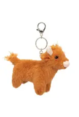 Douglas Highland Cow Plush Toy Bag Charm