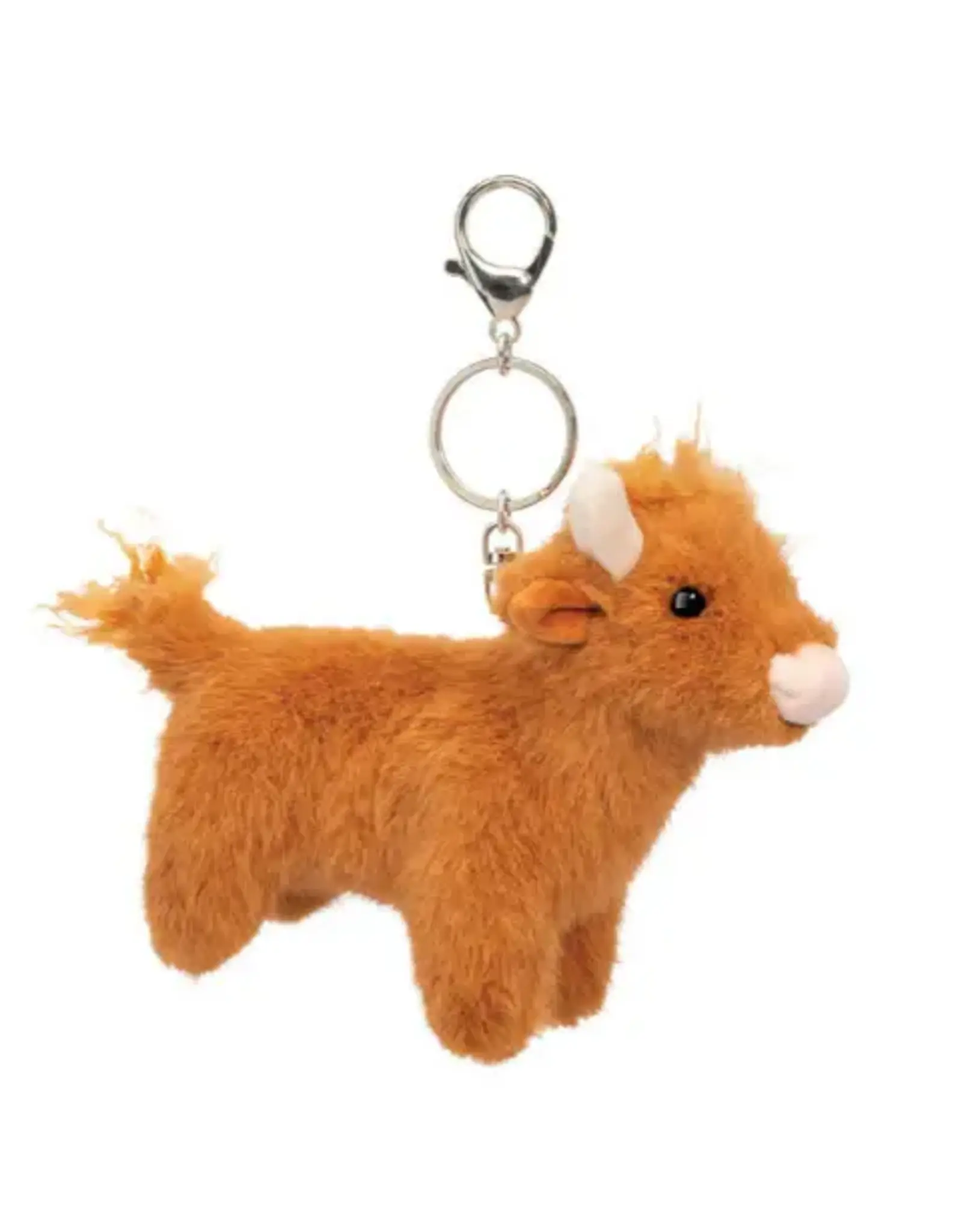 Douglas Highland Cow Plush Toy Bag Charm