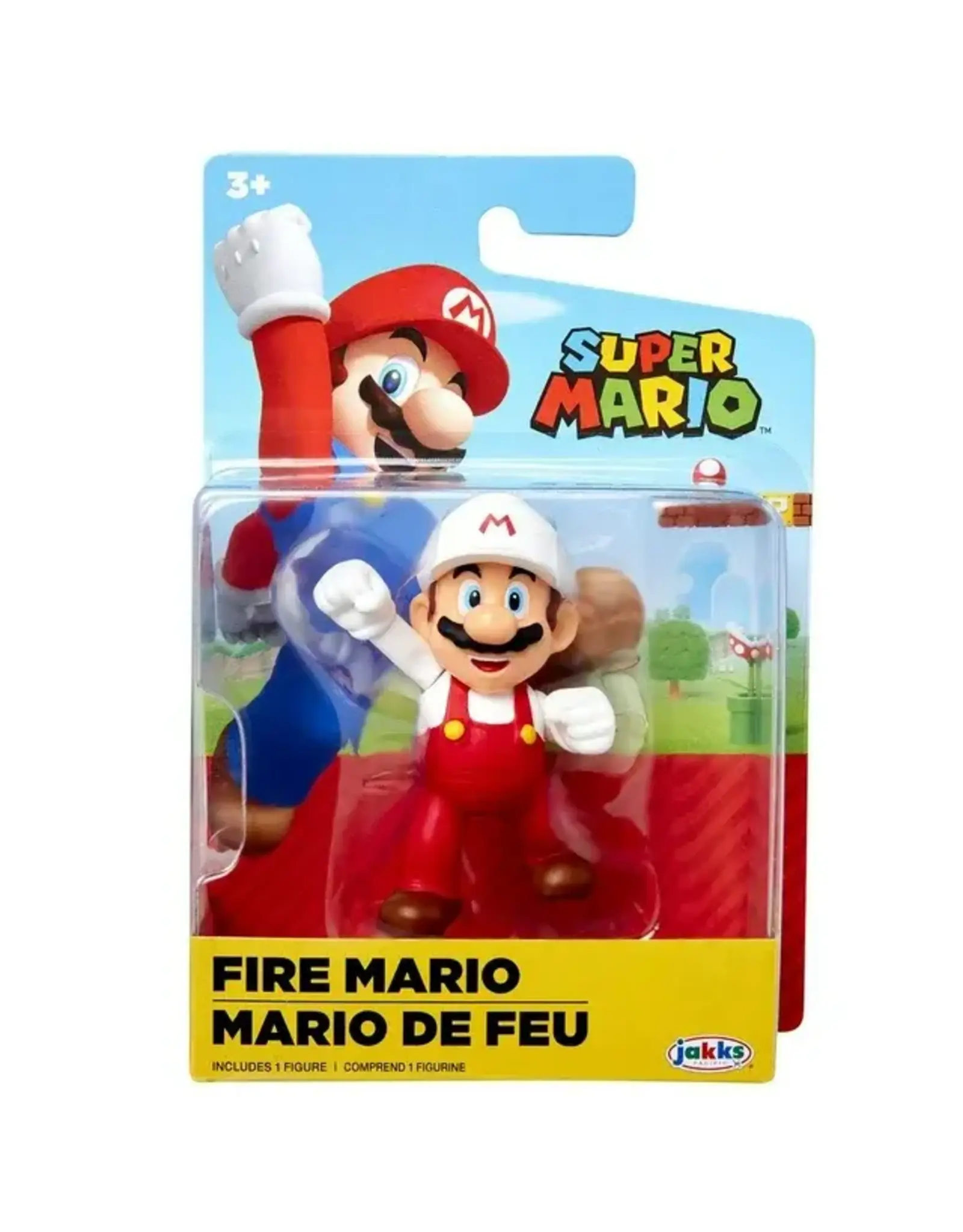 Super Mario 2.5in Mini Figure - Fire Mario