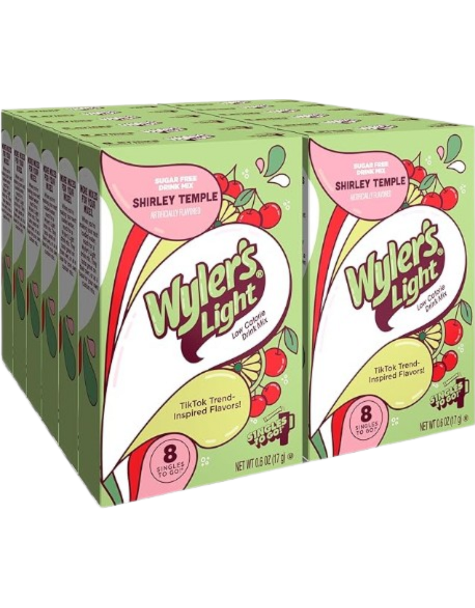 Wyler's Light Single To Go Shirley Temple 8 Pack