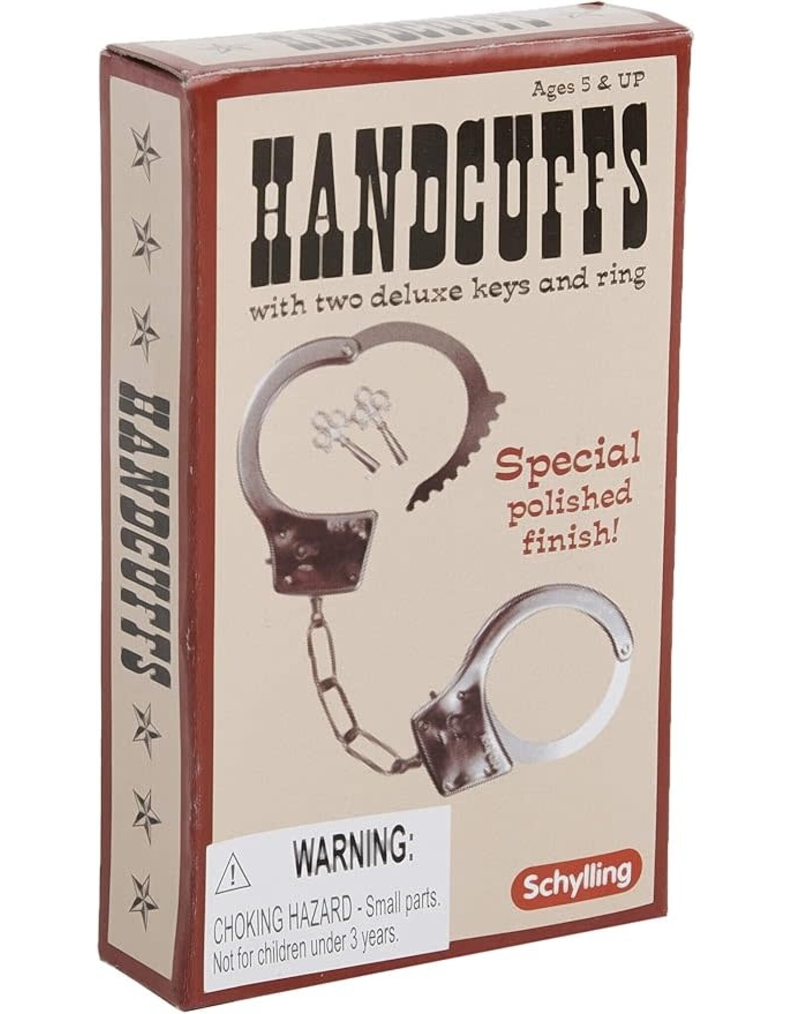 Schylling Metal Hand Cuffs with Keys