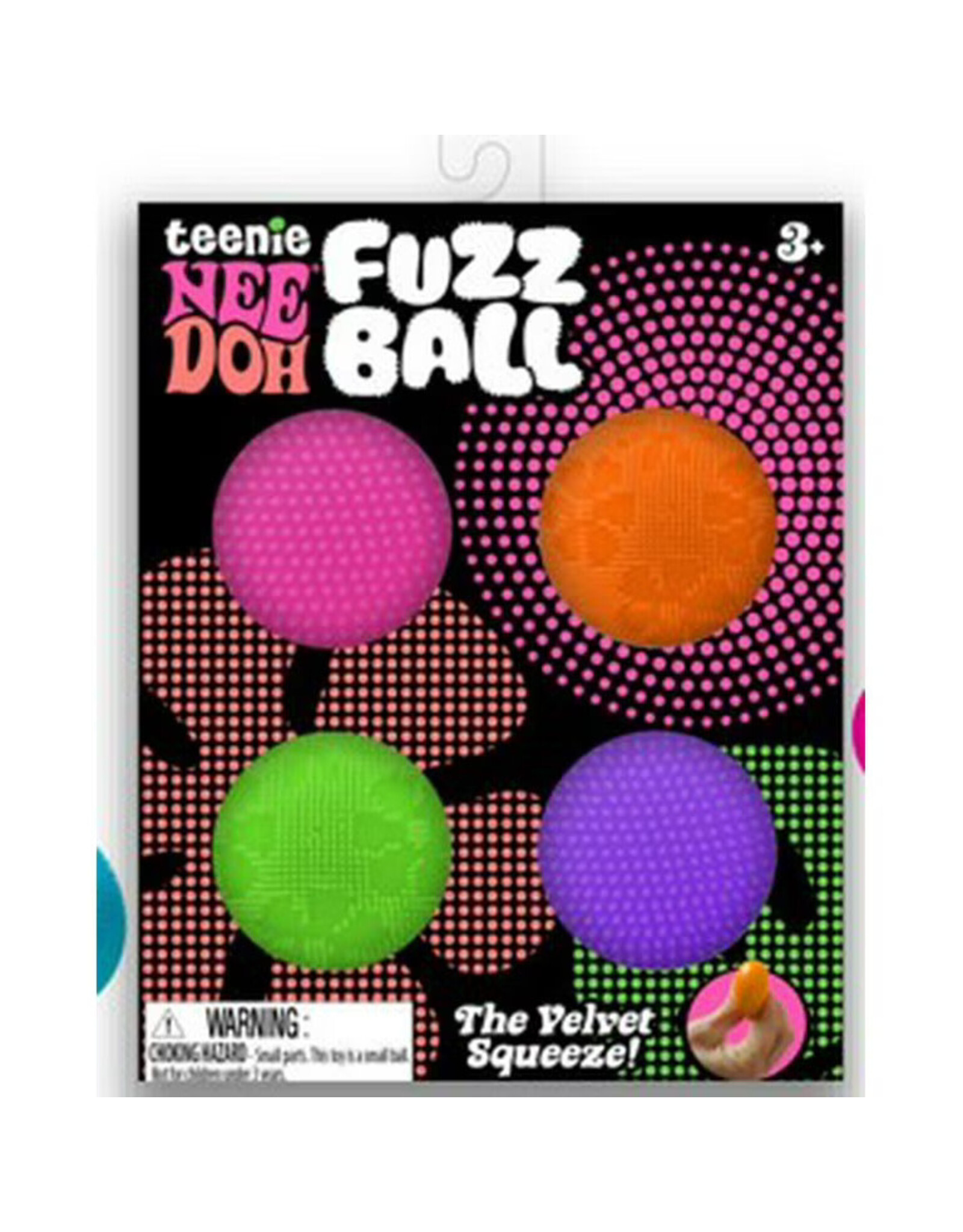 Schylling Teenie Fuzz Ball NeeDoh Multi Pack