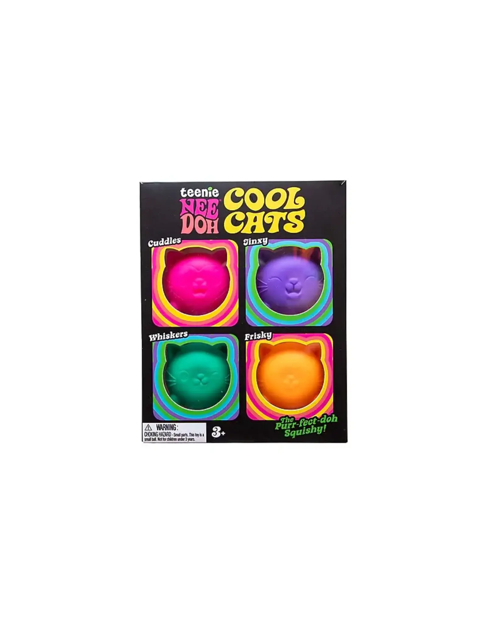 Schylling Teenie Cool Kittens NeeDoh Multi Pack