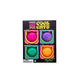 Schylling Teenie Cool Kittens NeeDoh Multi Pack