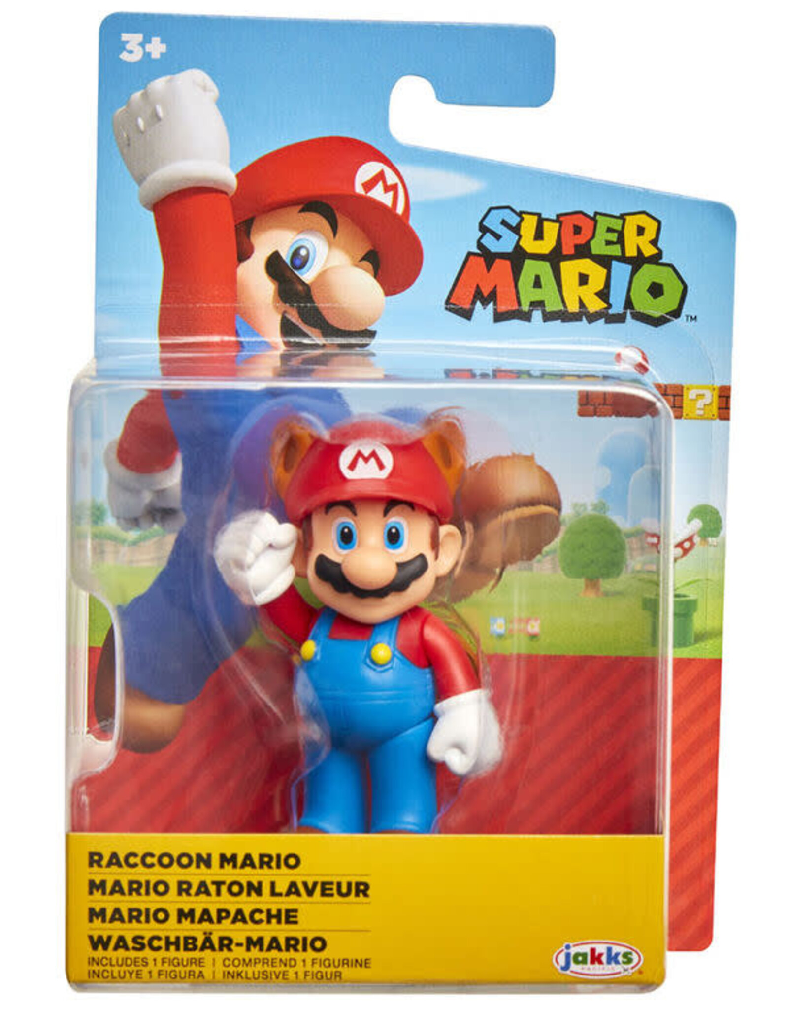 Super Mario 2.5in Mini Figure - Raccoon Mario