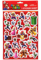 Super Mario Brother Raised Sticker Sheet