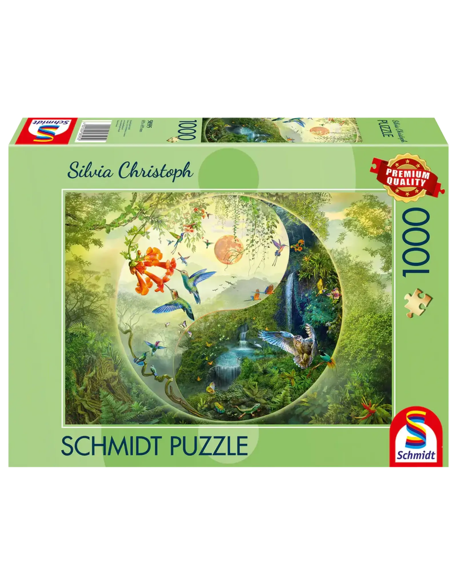 Schmidt Yin & Yang In The Forest of Hummingbirds 1000pc