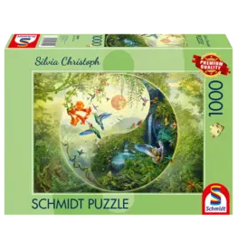 Schmidt Yin & Yang In The Forest of Hummingbirds 1000pc