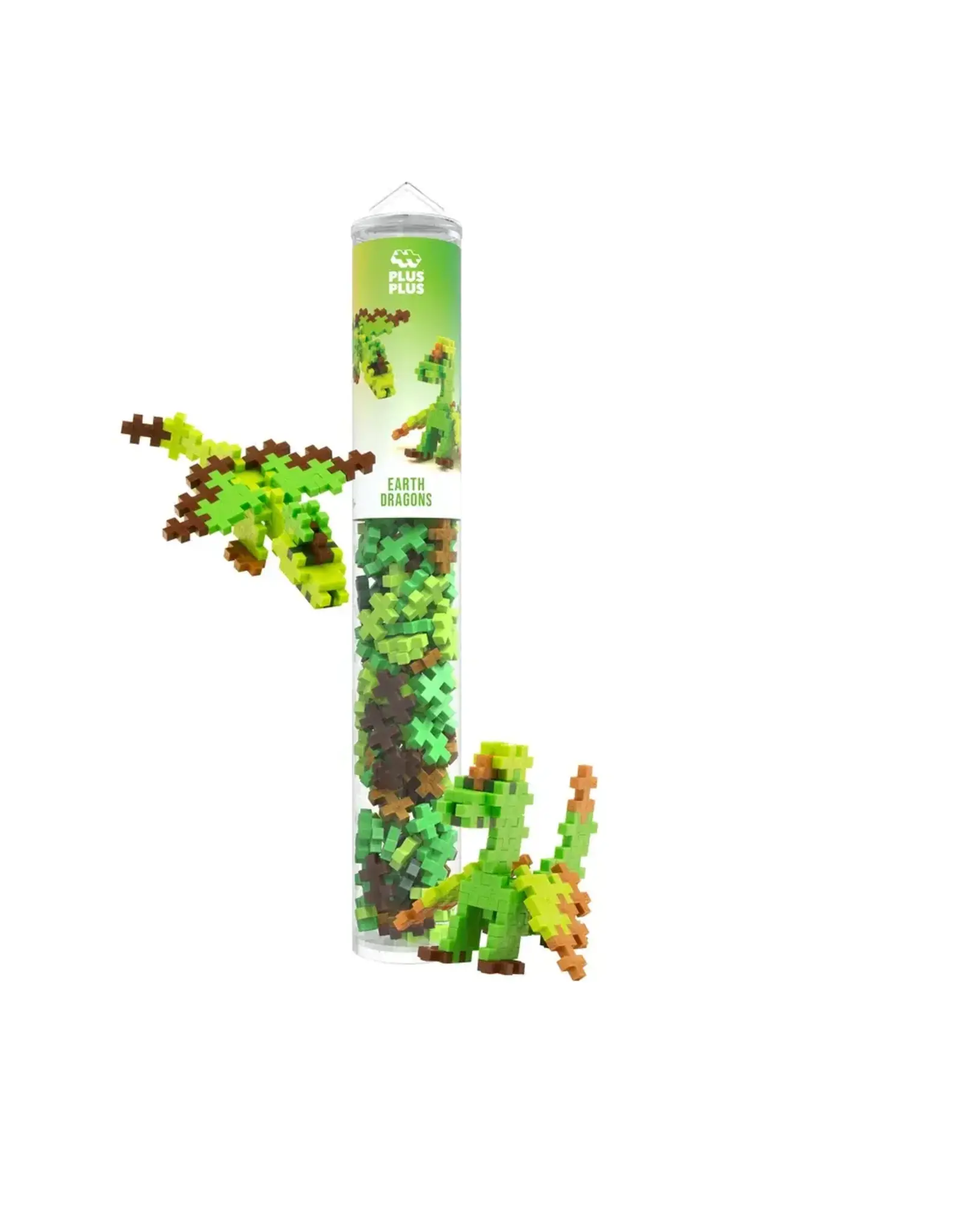 Plus-Plus Plus-Plus Tube: Earth Dragons 100pc