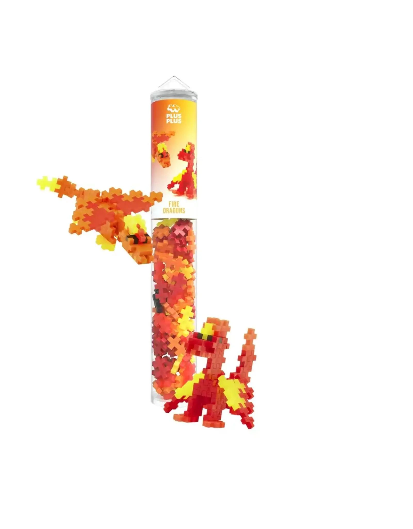 Plus-Plus Plus-Plus Tube: Fire Dragons 100pc