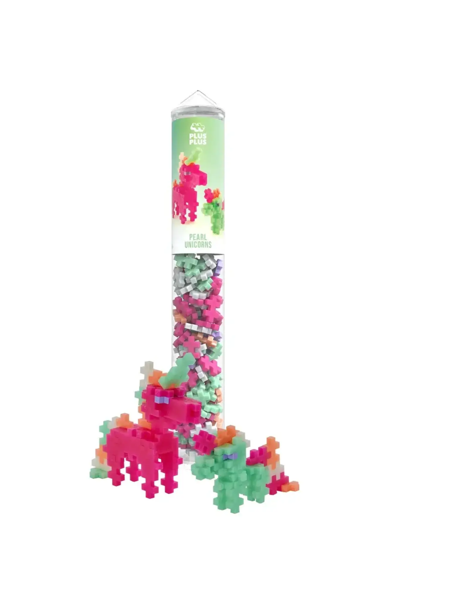 Plus-Plus Plus-Plus Tube: Pearl Unicorns 100pc