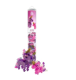 Plus-Plus Plus-Plus Tube: Glitter Unicorns 100pc