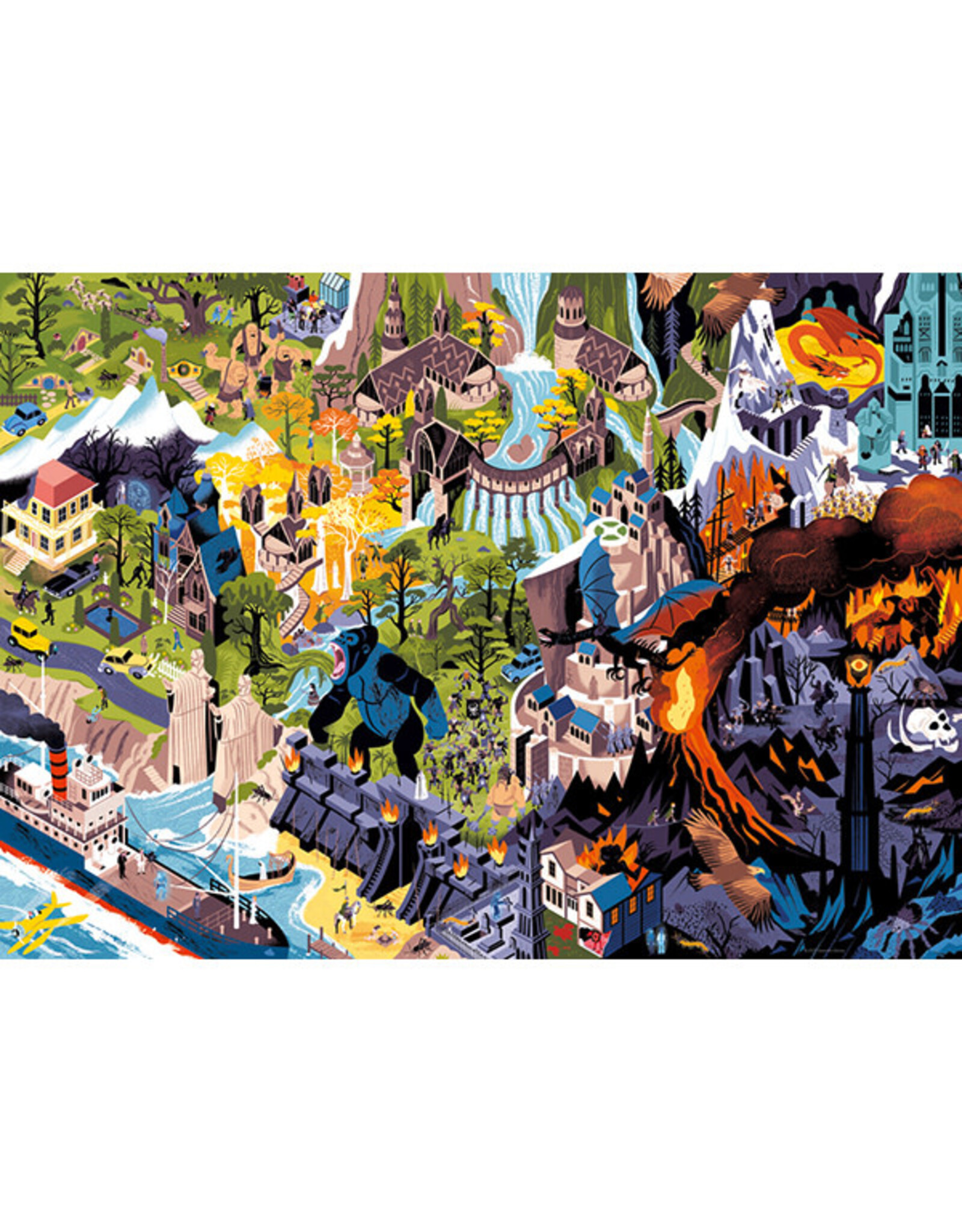 Heye Peter Jackson Films - Movie Masters 1000pc