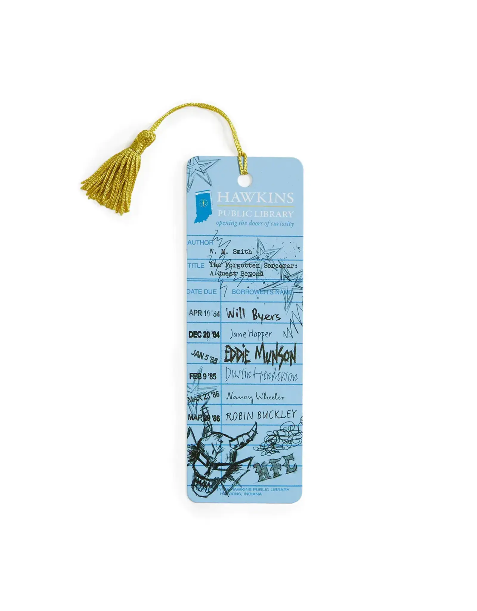 Out of Print Stranger Things: Hawkins Public Library Bookmark