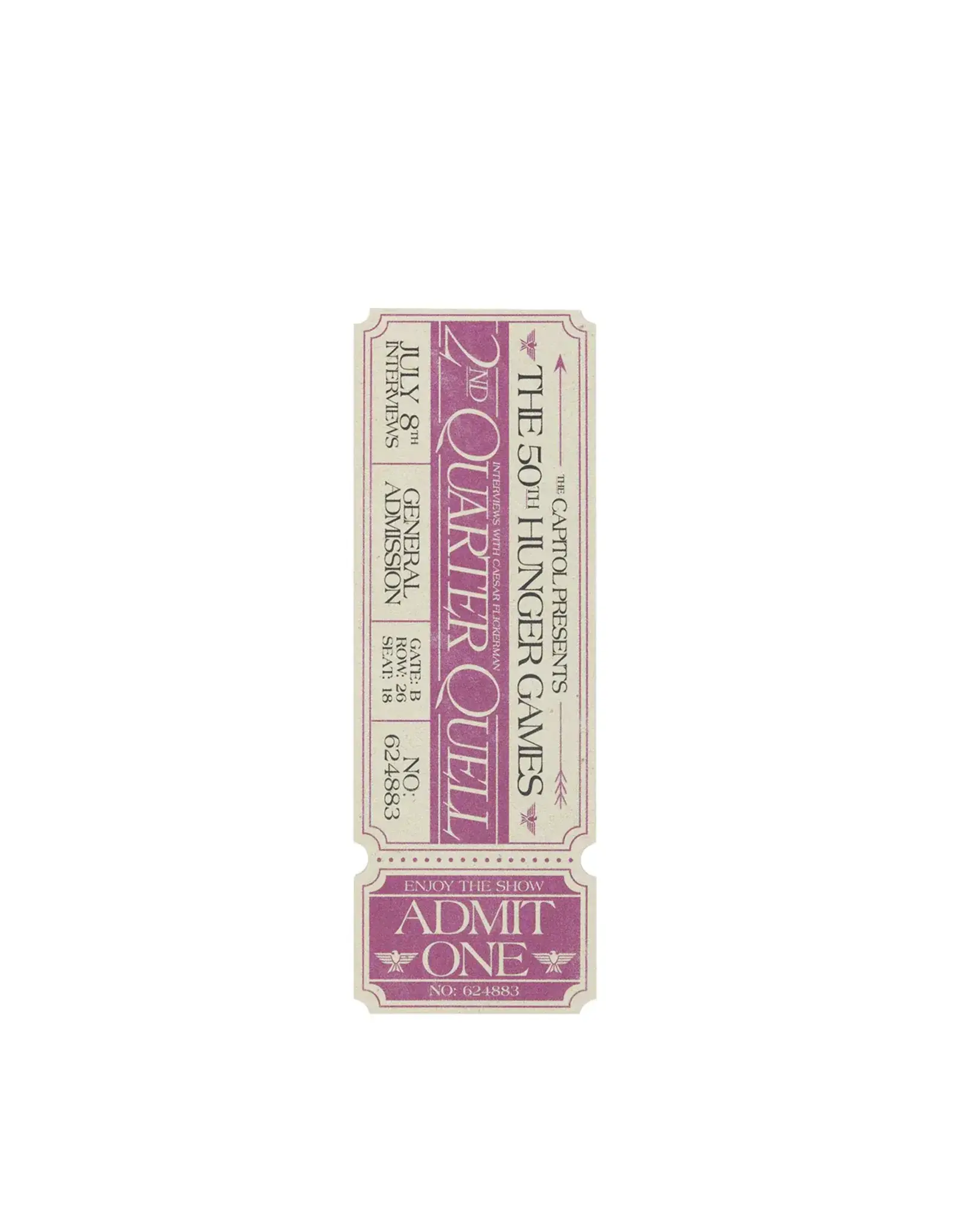 Out of Print Hunger Games: Enjoy the Show Bookmark