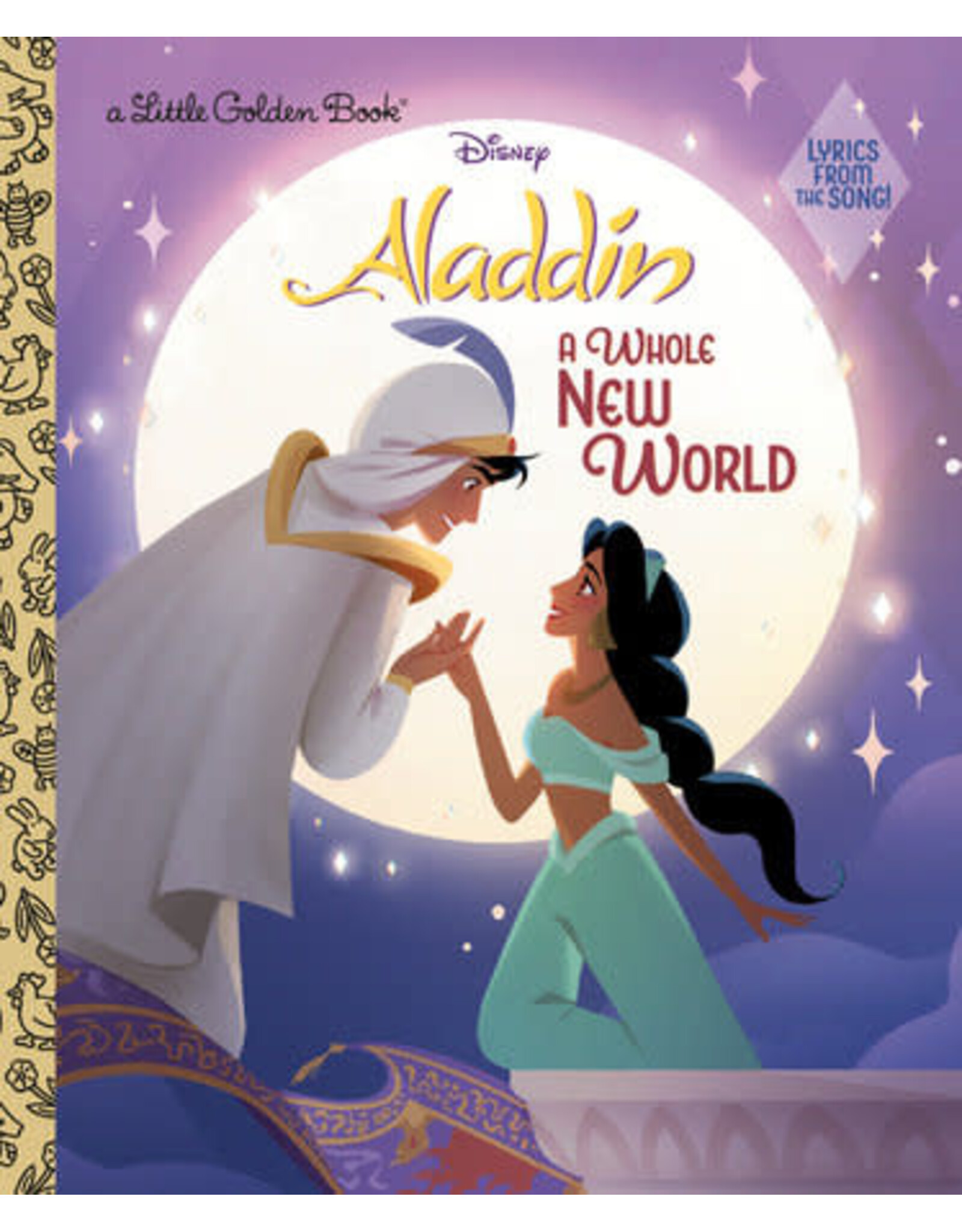 Little Golden Books A Whole New World (Disney Aladdin) Little Golden Book