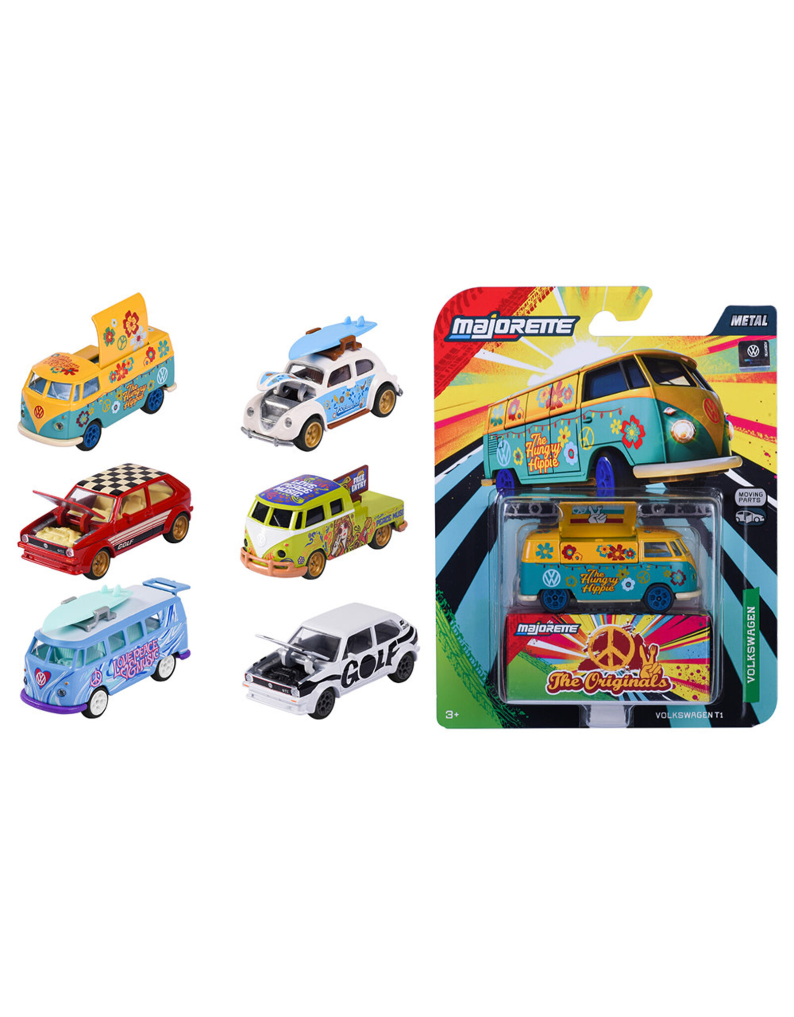 Majorette - Volkswagen Deluxe Cars Assorted