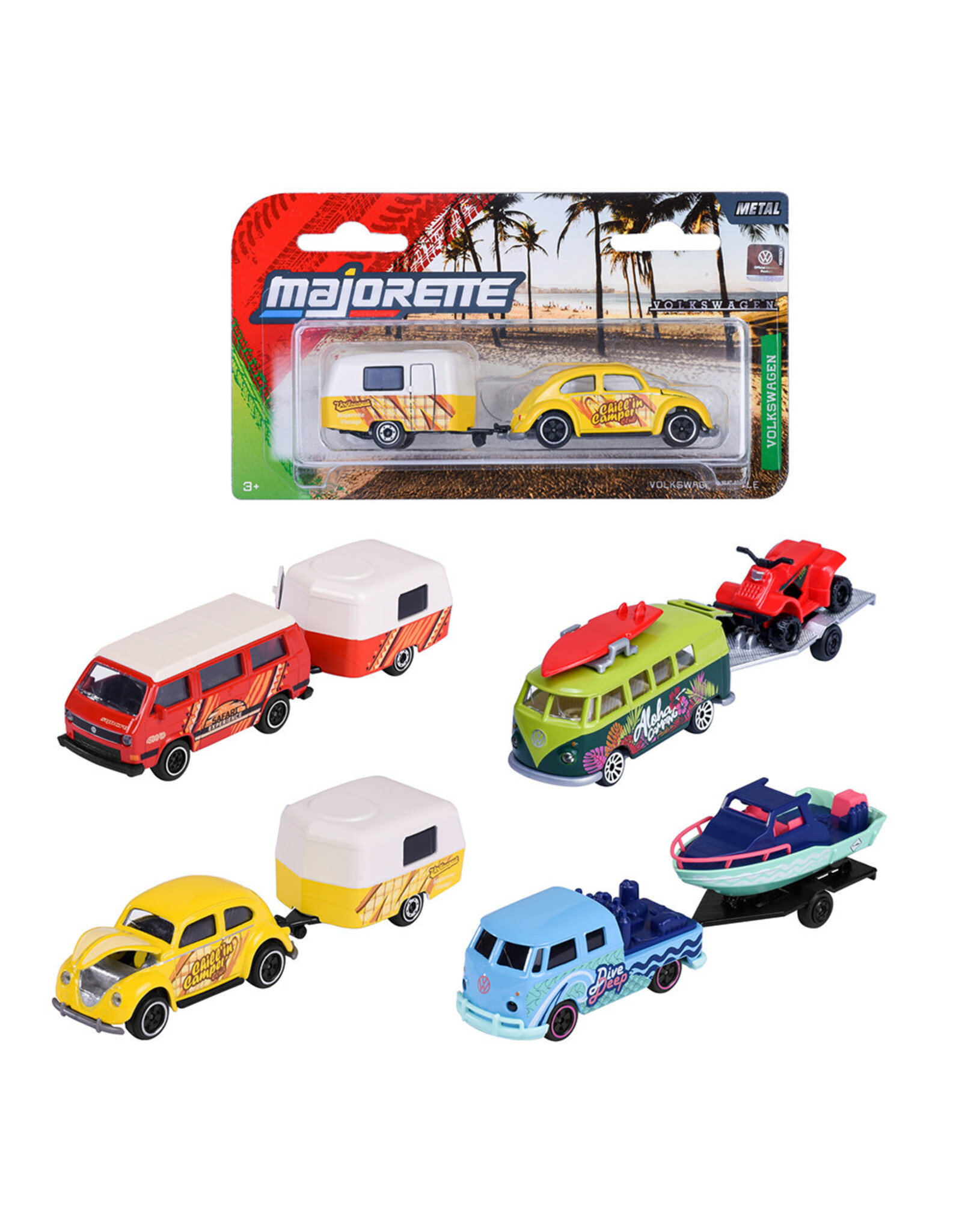 Majorette - Volkswagen Trailer Assorted