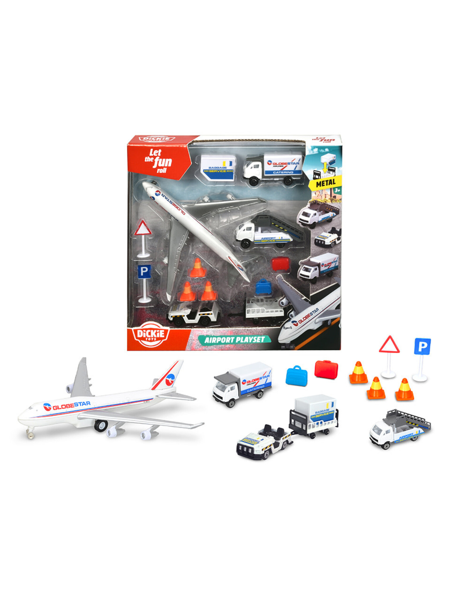 Dickie - Airport Playset 13 Pieces