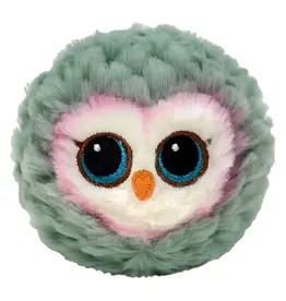 Ty Beanie Bouncer - Feathers Gray Owl