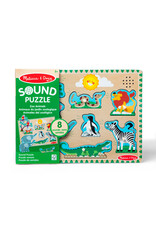 Melissa & Doug Sound Puzzle 8 Pieces - Zoo Animals