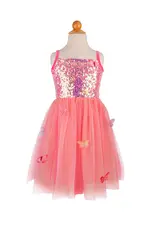 Great Pretenders Butterfly Bliss Dress Hot Pink, 5/6