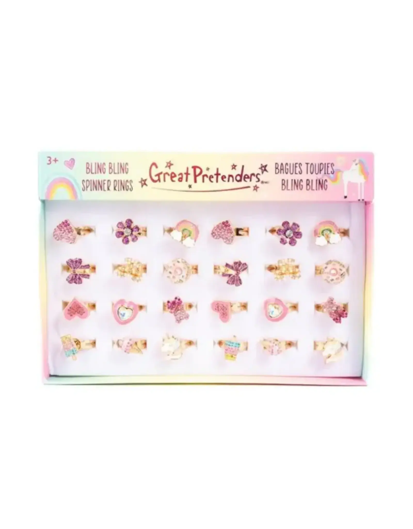 Great Pretenders Bling Bling Spinner Ring Assorted