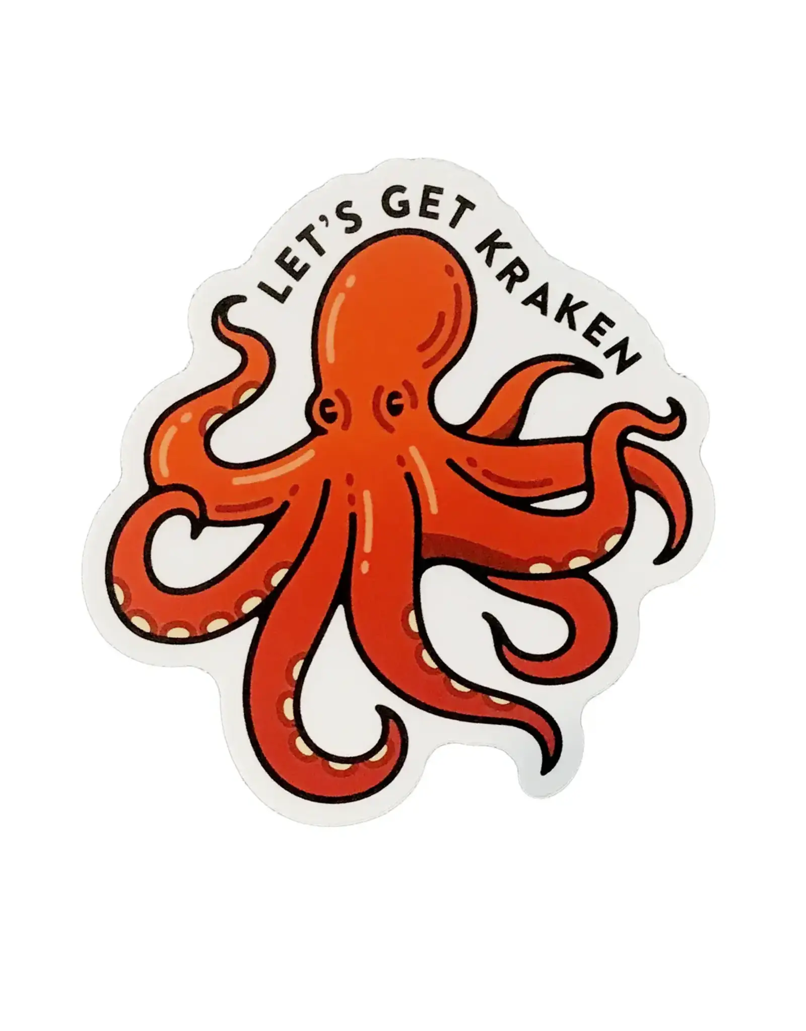 Stickers Northwest Let's get Kraken Octopus Sticker