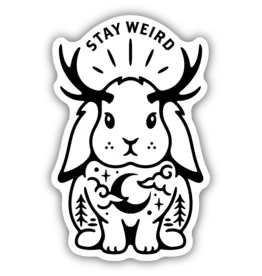 Stickers Northwest Stay Weird Jackalope Sticker