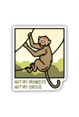 Stickers Northwest Not My Monkeys, Not My Circus Sticker