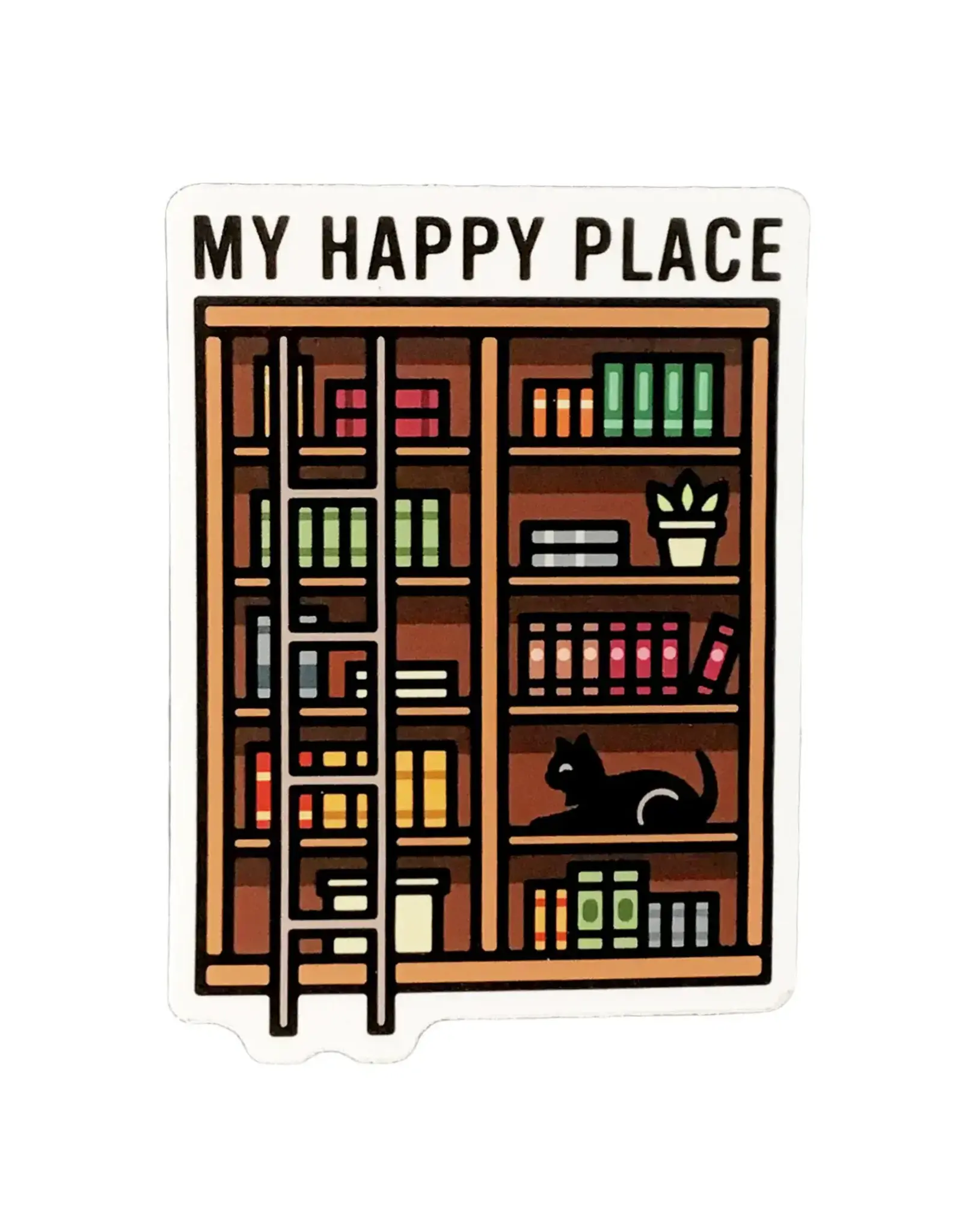 Stickers Northwest My Happy Place Bookshelf Sticker