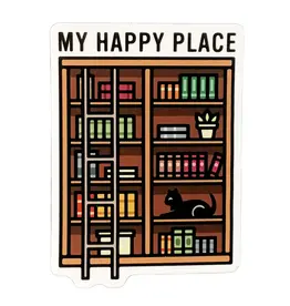 Stickers Northwest My Happy Place Bookshelf Sticker